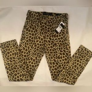 Guess- Vintage animal print skinny high rise